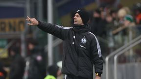 Trener Legii tłumaczył się po meczu. "Nie poddajemy się"