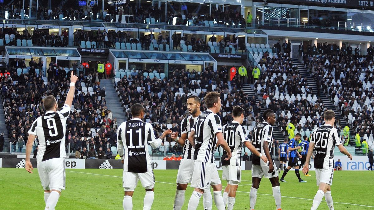 Radość piłkarzy Juventusu Turyn