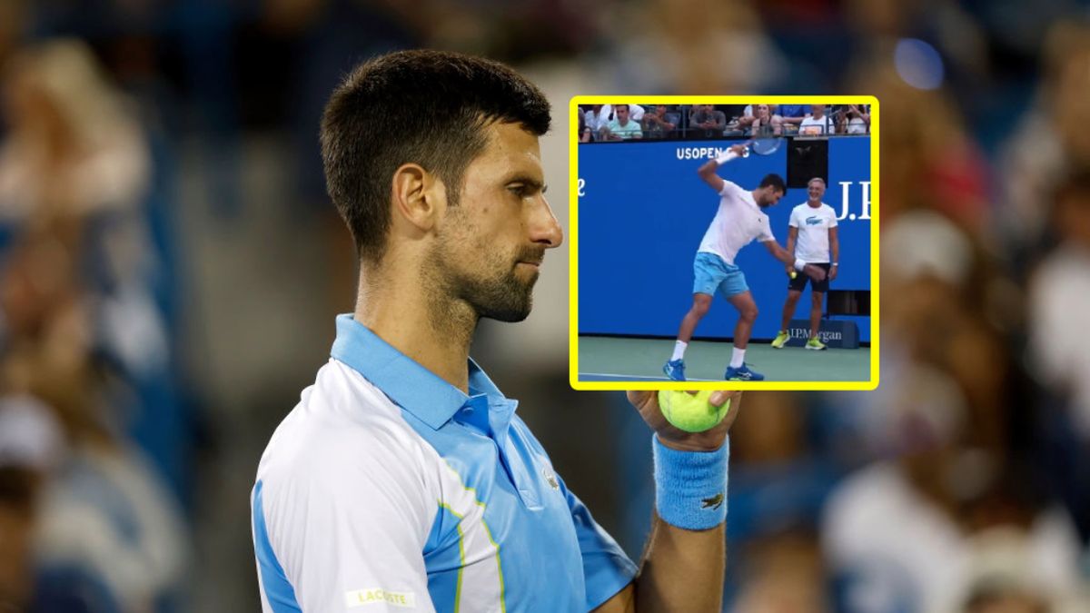 Getty Images / Kirk Irwin / US Open Tennis/Twitter / Na zdjęciu: Novak Djoković