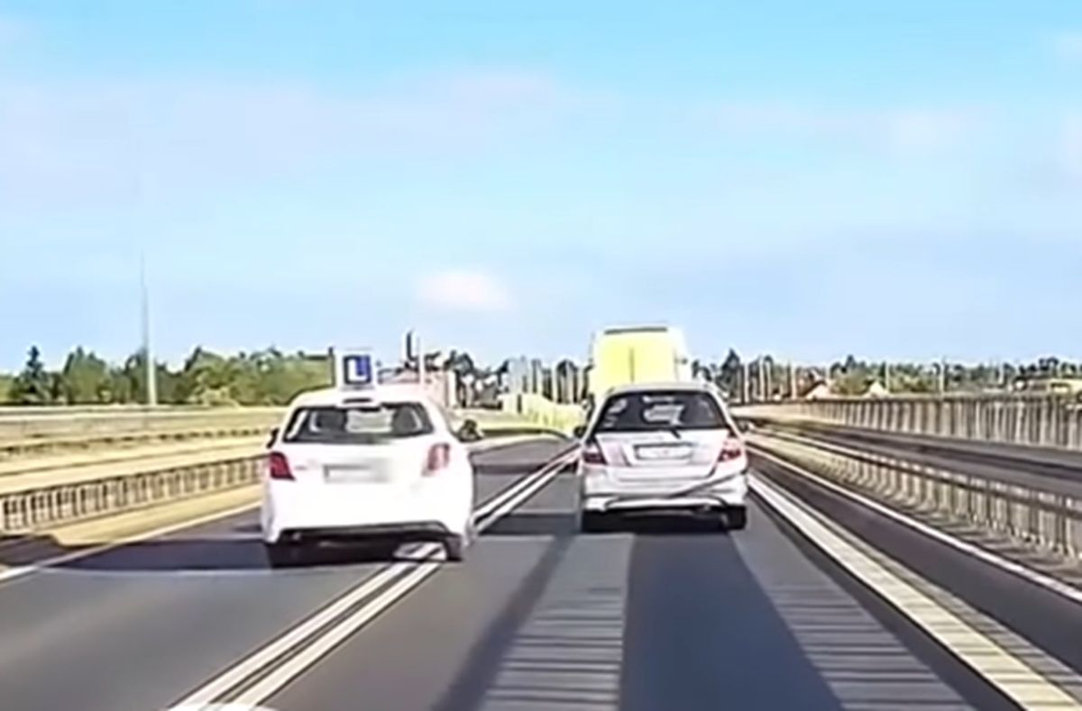 Nagrali "elkę". Tak zachował się kierowca