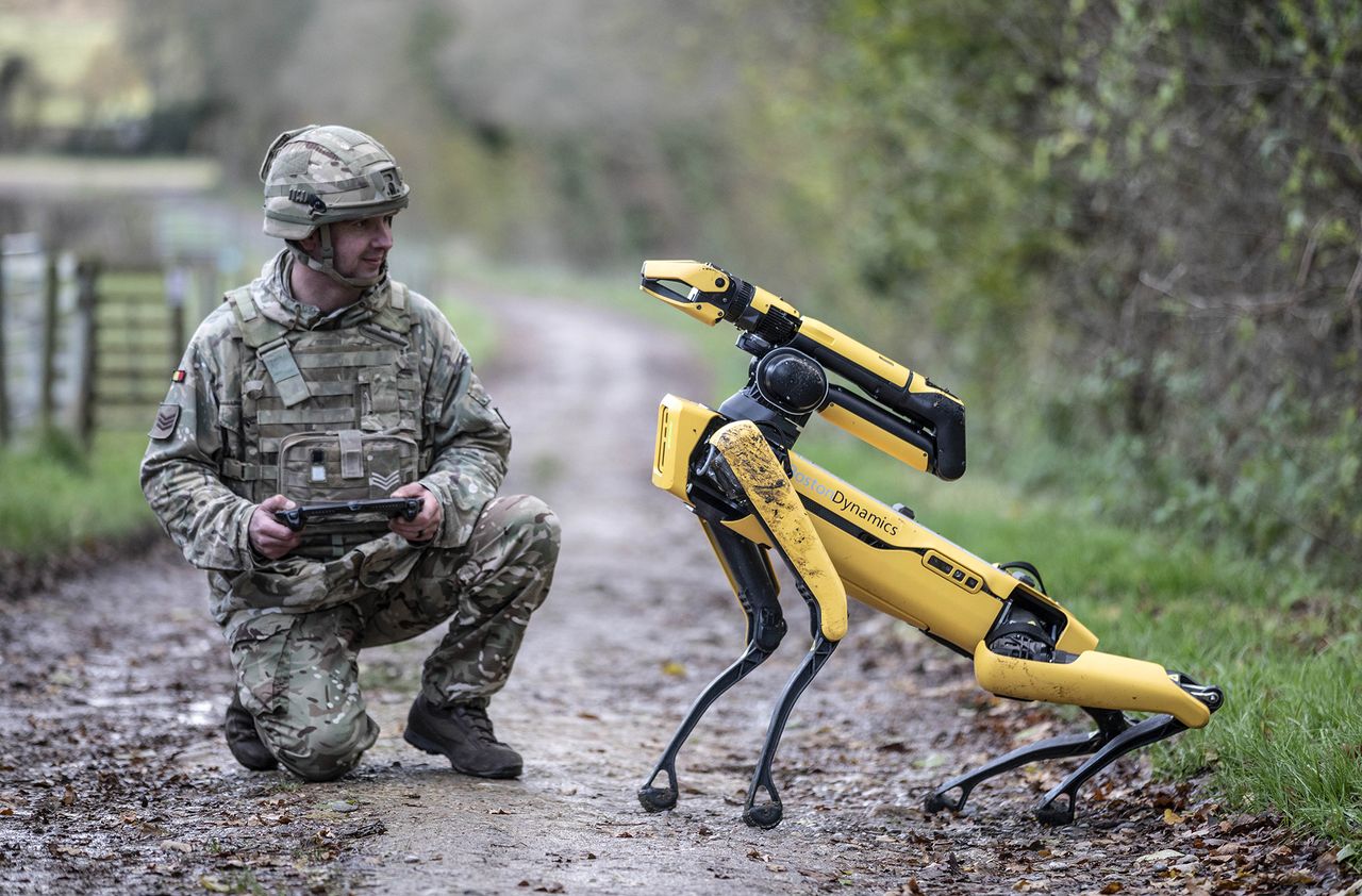 Psy-roboty mogą zawitać do brytyjskiej armii. To początek nowej ery