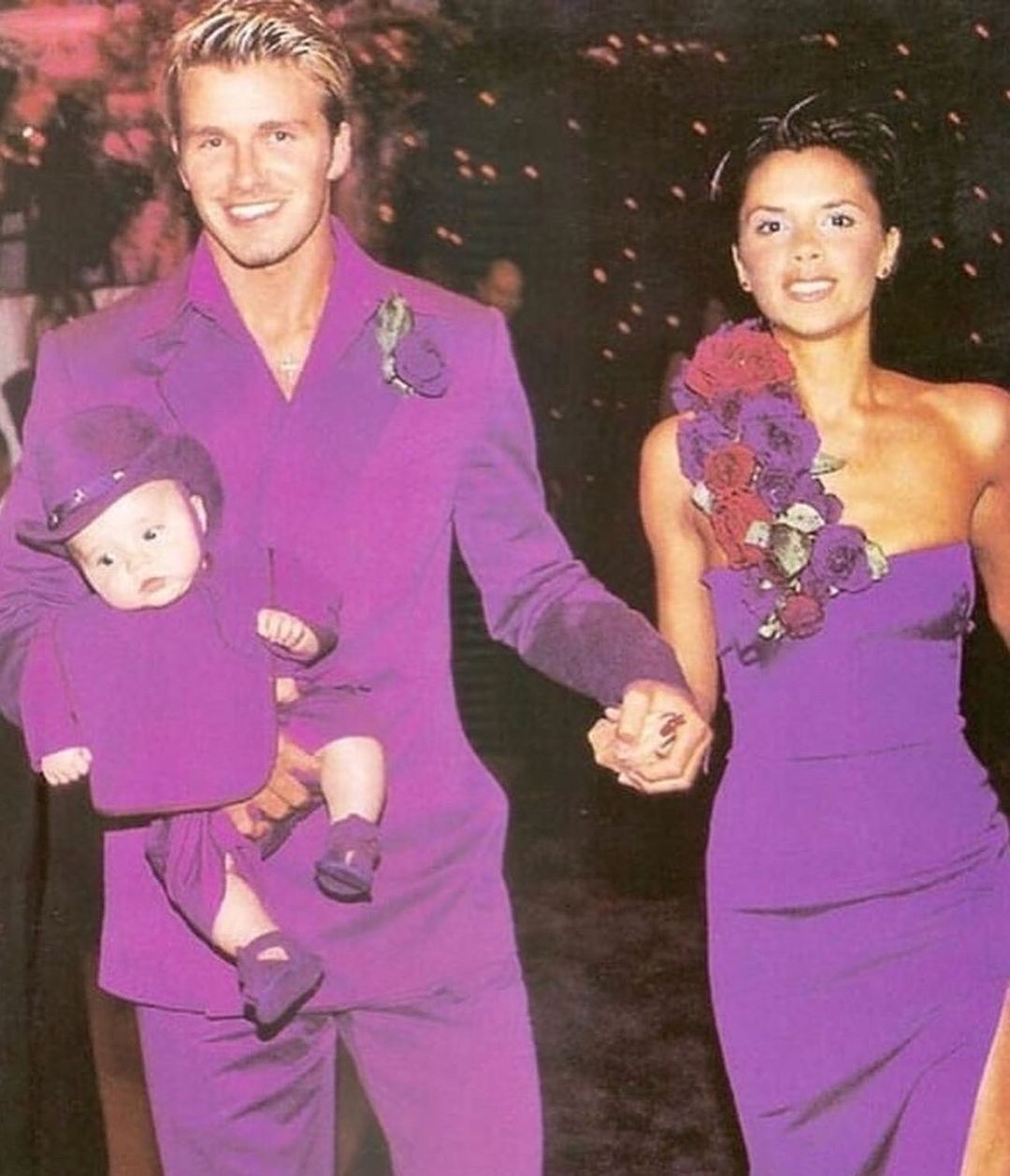 This is what the Beckhams looked like 25 years ago