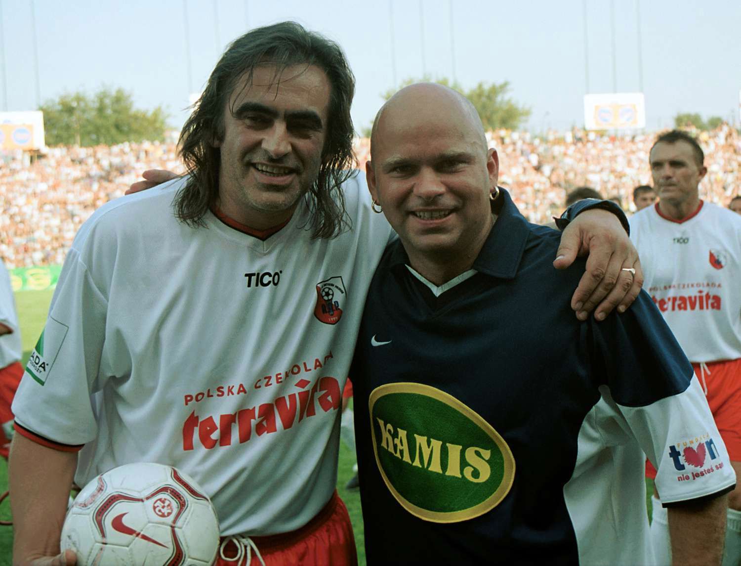 Klaudiusz Sevković - mecz Reprezentacji Artystów Polskich z drużyn Big Brother, Polska 2001