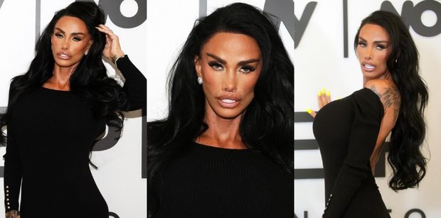 Katie Price i jej POPRAWIONE USTA meldują się na premierze dokumentu O NIEJ SAMEJ (ZDJĘCIA)