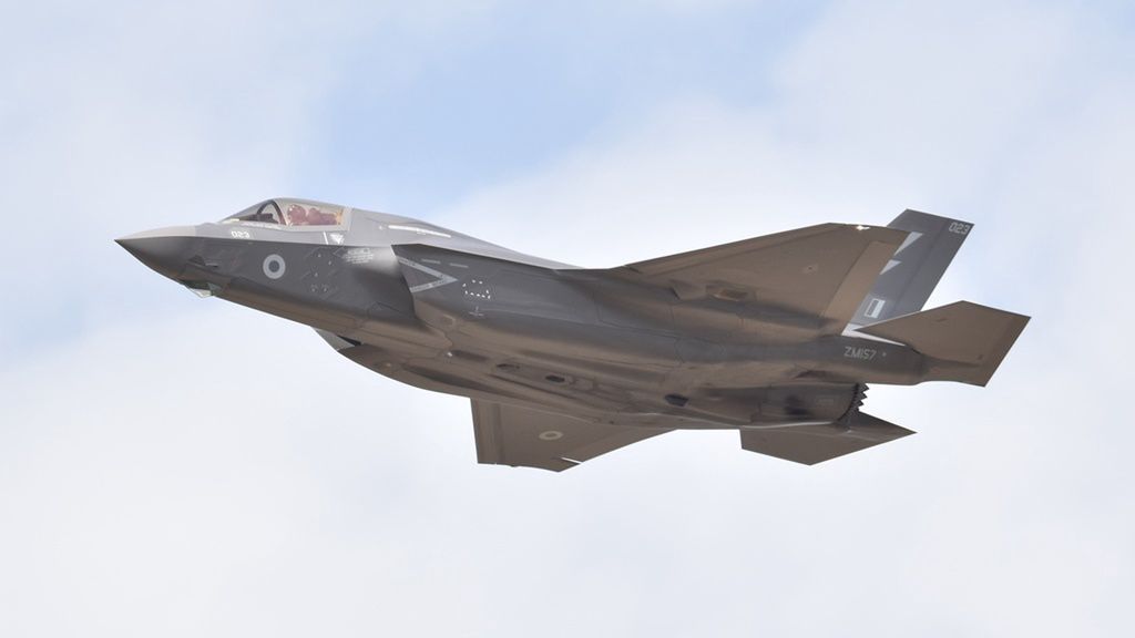 Myśliwiec F-35B brytyjskich sił powietrznych
