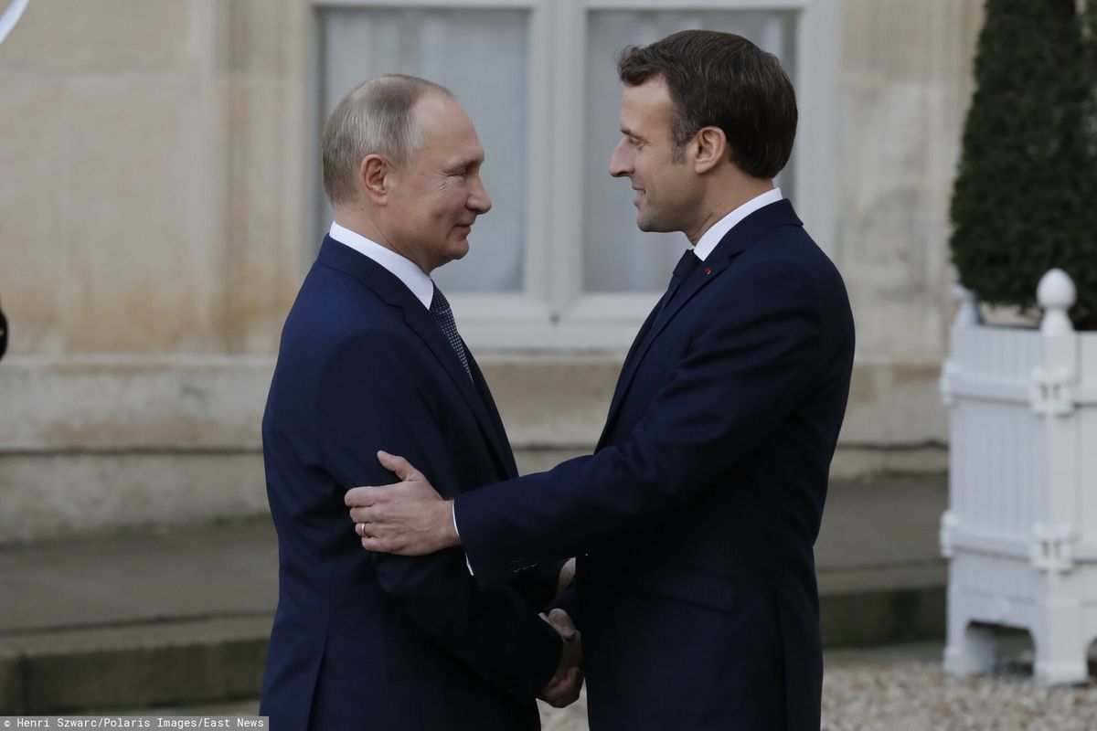 Kryzys na granicy. Macron i Putin zgodni w jednej kwestii 