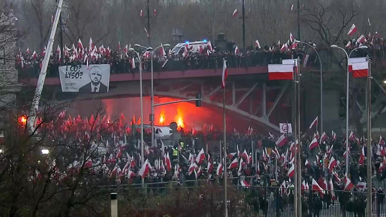 Policja o wczorajszym Marszu Niepodległości w Warszawie