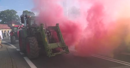 AgroUnia zablokowała drogi w Łódzkiem.