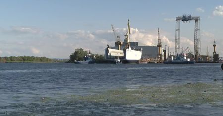 W Szczecinie powstaje statek do transportu rakiety kosmicznej