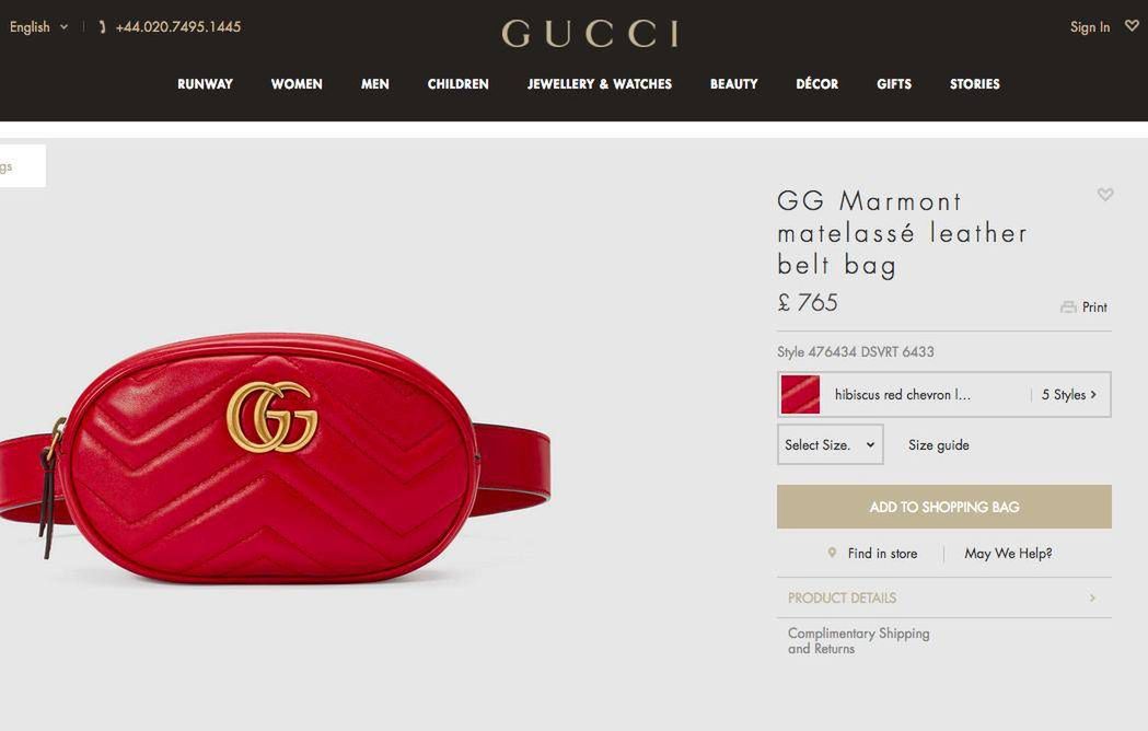 Gucci Marmont Matelassé - saszetka Magdaleny Ogórek