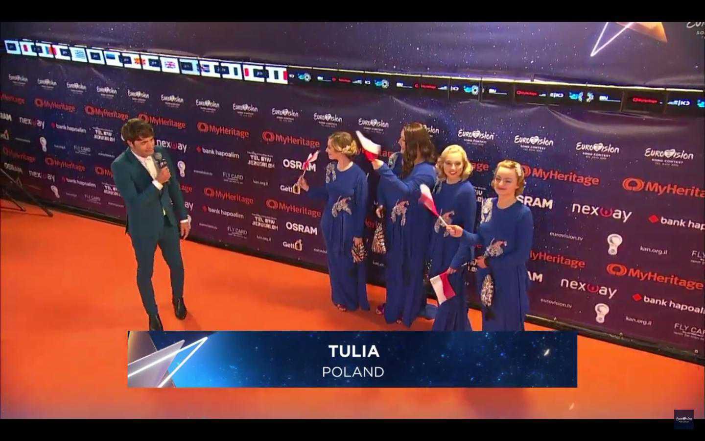 Tulia na ceremonii otwarcia Eurowizji 2019