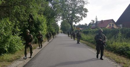 Pierwsze szkolenie terytorialsów w Dolaszewie