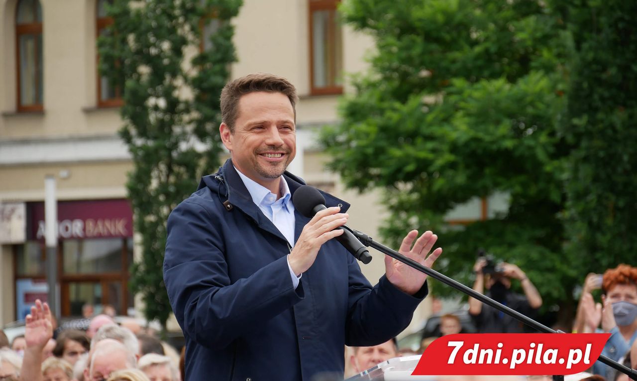 Duda w Złotowie, Trzaskowski w Pile