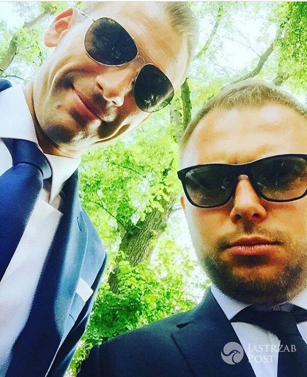 Łukasz Kubot na ślubie Agnieszki Radwańskiej