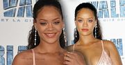 Rihanna pokazała brzuch w obcisłej kreacji na premierze "Valeriana" w Paryżu