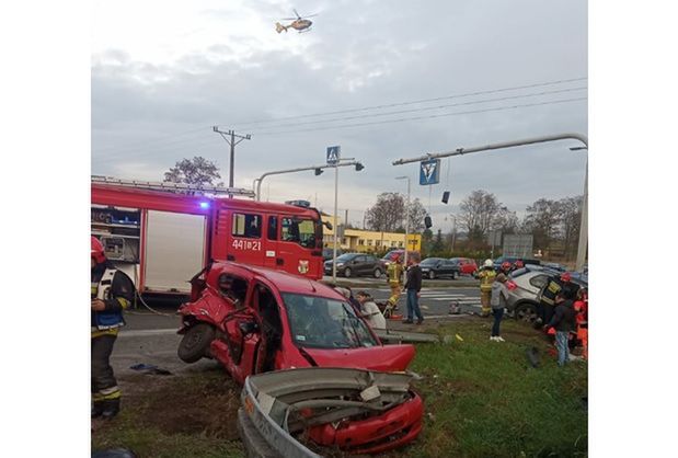 Wypadek w Sławkowie. Dwie osoby nie żyją