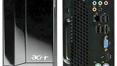 Mini desktop Acer Aspire X1200 z wyjściem HDMI i mnóstwem portów USB 1