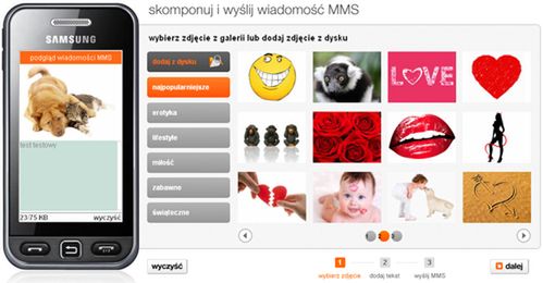 "Uwolniona" bramka MMS Orange