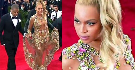 Półnaga Beyonce na Gali Met...