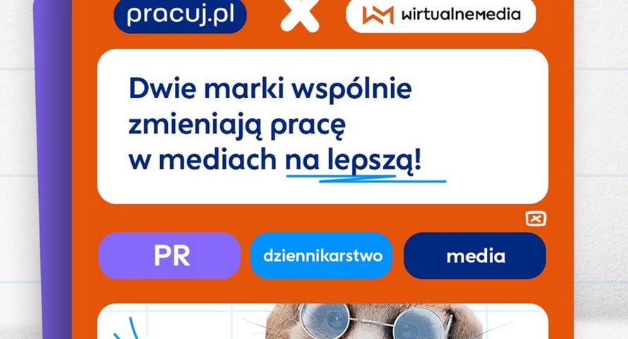 Wirtualnemedia.pl i Pracuj.pl łączą siły. Jeszcze łatwiejsze szukanie pracy w branży mediów, marketingu i PR