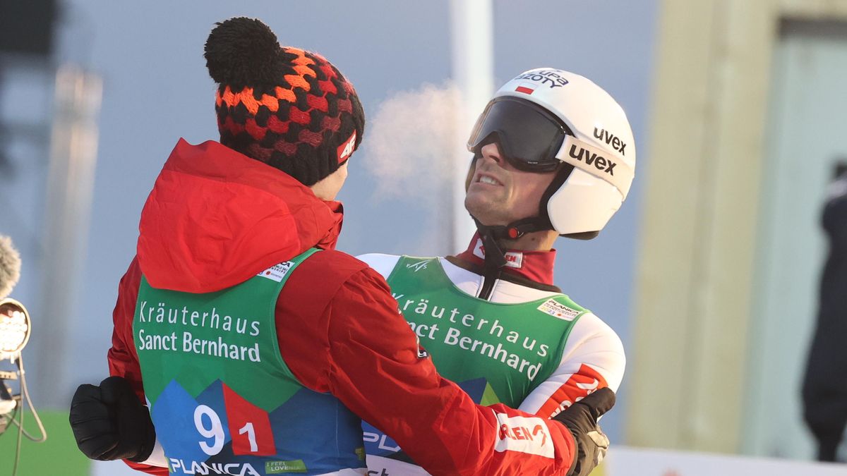 Piotr �y�a Kamil Stoch
Grzegorz Momot
narciarstwo klasyczne, skoki m�czyzn HS138, sport