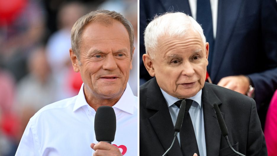 Donald Tusk i Jarosław Kaczyński