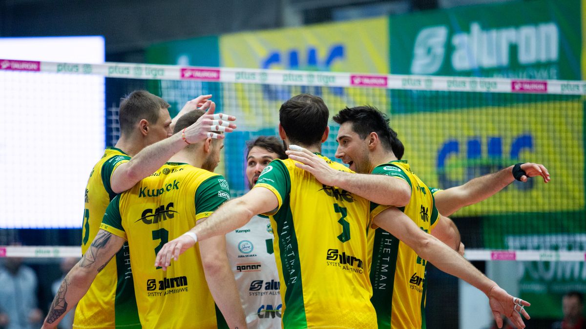 WP SportoweFakty / Monika Pliś / Na zdjęciu: siatkarze Aluron CMC Warty Zawiercie