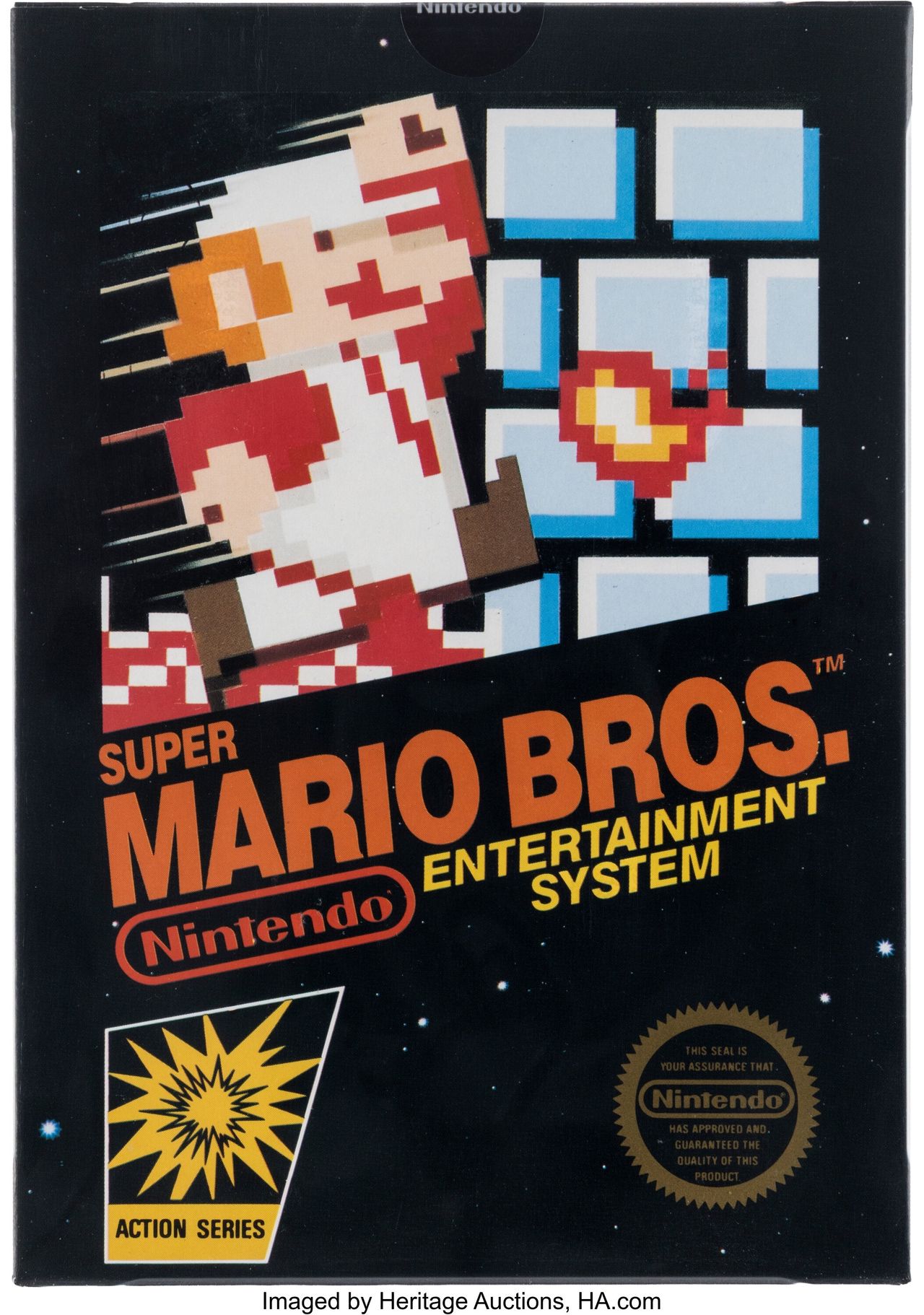 Ekstremalnie rzadki egzemplarz "Super Mario Bros."