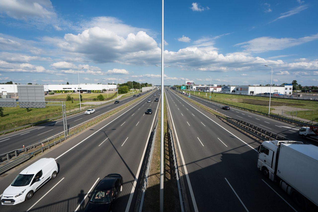 Autostrada A4 jest obecnie nieprzejezdna