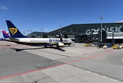 Awantura na pokładzie samolotu Ryanair z Norwegii do Gdańska