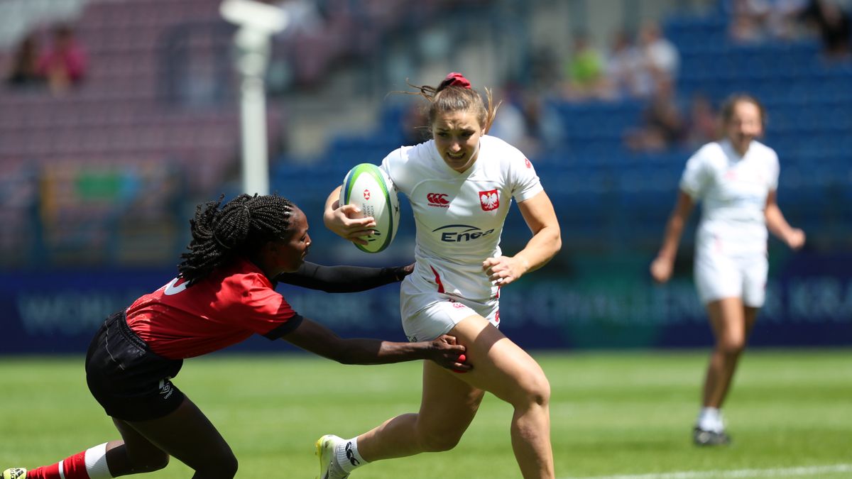 Materiały prasowe / World Rugby / Polska - Kenia podczas HSBC Sevens Challenger