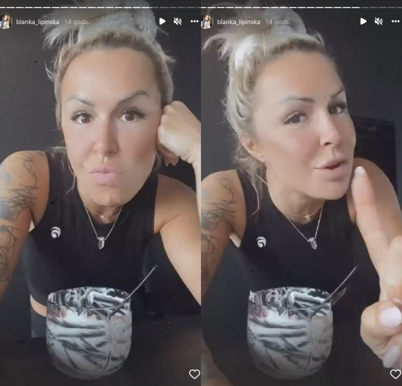 Blanka Lipińska rozprawia o tym, że przytyła i reaguje na komentarze internautów