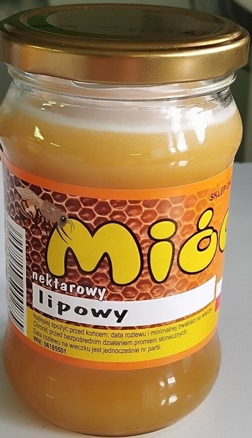 Słoik miodu nektarowego