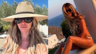 57-letnia Joanna Przetakiewicz chwali się smukłą sylwetką w bikini podczas greckich wakacji