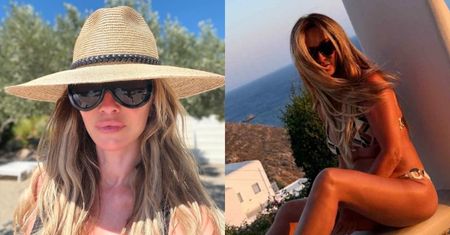 57-letnia Joanna Przetakiewicz chwali się smukłą sylwetką w bikini podczas greckich wakacji