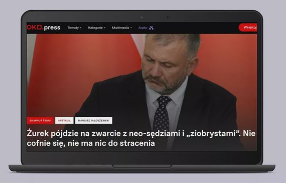 Zmiana władzy nie zaszkodziła OKO.press. Mniejsza strata
