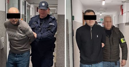 Gruzini ukradli kurierowi gotówkę. Wpadli chwilę po przestępstwie