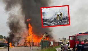 Pożar stadniny koni. Służby znalazły zwęglone zwłoki