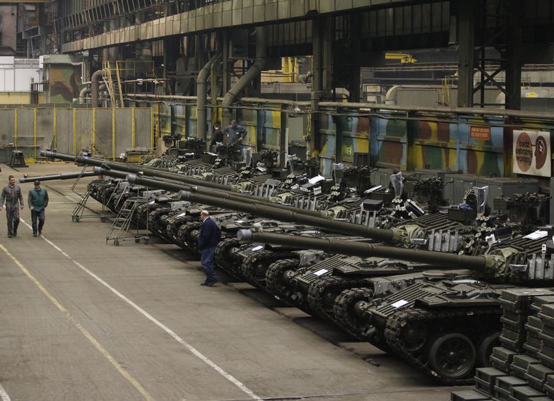 Czołgi PT-91 przygotowane na eksport do Malezji.