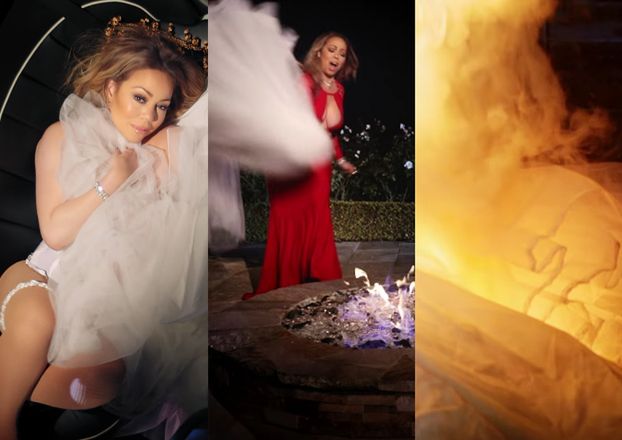 Mariah Carey spaliła swoją suknię ślubną za... 250 TYSIĘCY DOLARÓW!