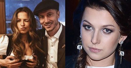 Niemiecki tabloid żartuje z Lewandowskiej łapiącej się za piersi: "Przynajmniej ona ma wszystko pod kontrolą"