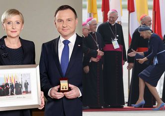 Agata Duda przekazała na licytację Wielkiej Orkiestry Świątecznej Pomocy... "zdjęcie z mema" (FOTO)