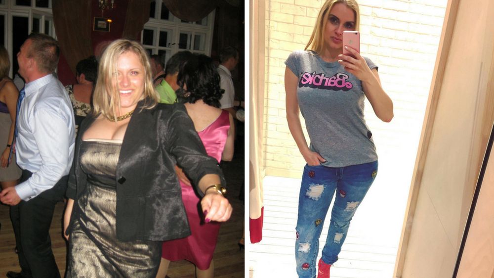 Klaudia Rein przed i po metamorfozie