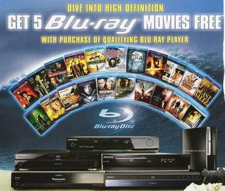 Pięć darmowych filmów Blu-ray do każdego odtwarzacza