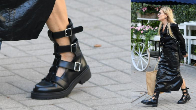 Monika Olejnik przechadza się po Warszawie uzbrojona w markowe dodatki