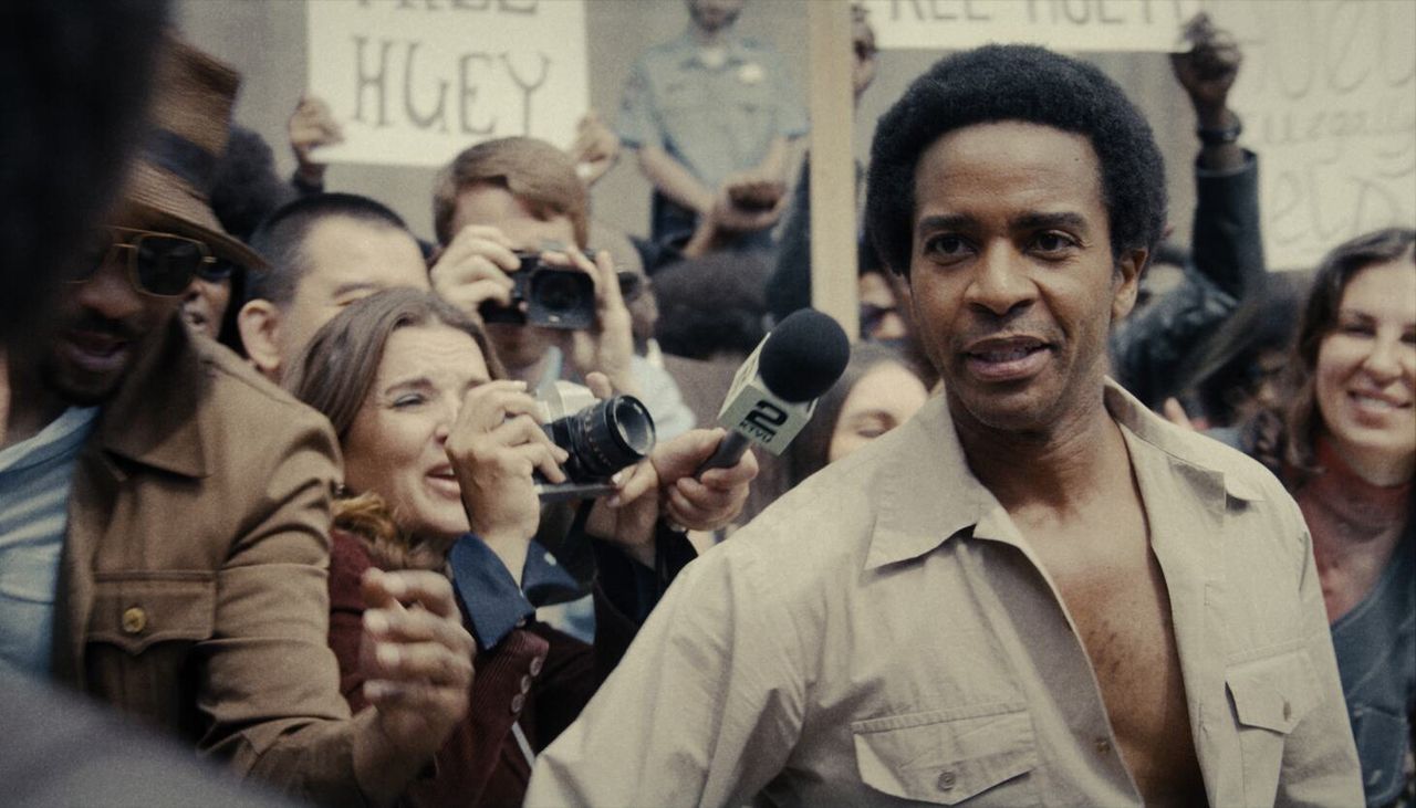 André Holland as co-founder of the Black Panthers