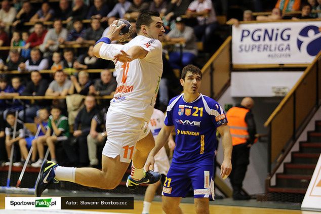 Patryk Kuchczyński w meczu z Vive Targami Kielce zdobył pięć bramek