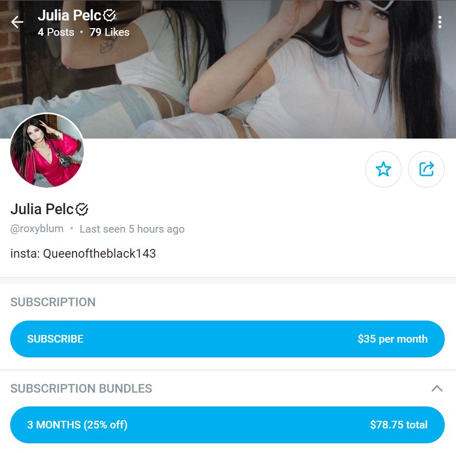 OnlyFans Julki Pelc