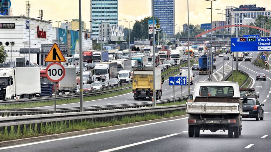 Autostrada A4 w Katowicach