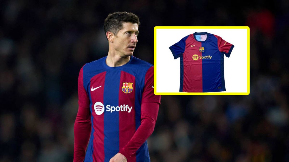 Zdjęcie okładkowe artykułu: Getty Images / Alex Caparros /  Actualite - Barca / Robert Lewandowski / potencjalny wzór koszulek FC Barcelony